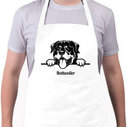printfashion Rottweiler - Kötény - Fehér (5116098)