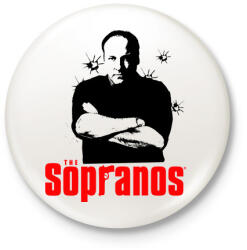 printfashion sopranos-draw - Kitűző, hűtőmágnes - Fehér (3083069)