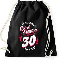 printfashion Szexi Szülinapos Félisten sötétre 30 - Sportzsák, Tornazsák - Fekete (14829622)