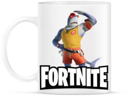 printfashion Fortnite Safety First Steve - Bögre - Fehér (16344728)