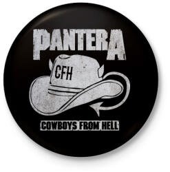 printfashion Pantera - Kitűző, hűtőmágnes - Fekete (3096290)