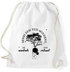 printfashion Senki sem tud mindent - Sportzsák, Tornazsák - Fehér (7546705)