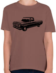 printfashion Truck - Gyerek póló - Mogyoróbarna (853868)