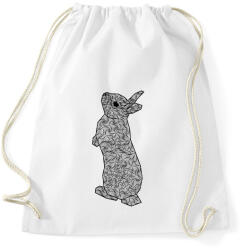 printfashion Nyuszi - Sportzsák, Tornazsák - Fehér (13260803)