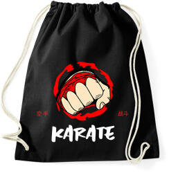 printfashion KARATE - Sportzsák, Tornazsák - Fekete (9450503)