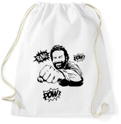 printfashion Bud Spencer - Sportzsák, Tornazsák - Fehér (12353080)