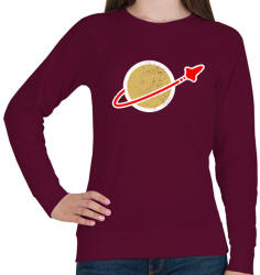 printfashion LEGO Space - Női pulóver - Bordó (1149670)
