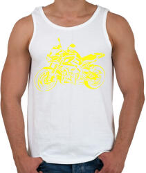 printfashion Yamaha mt - Férfi atléta - Fehér (2926939)