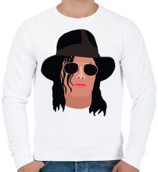 printfashion Michael Jackson - Férfi pulóver - Fehér (1744184)