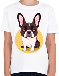 printfashion bulldog - Gyerek póló - Fehér (13760343)