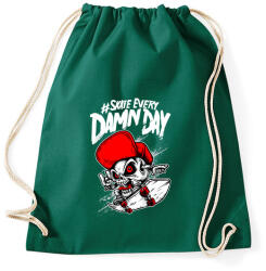 printfashion Minden átkozott nap - Sportzsák, Tornazsák - Sötétzöld (66035)