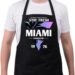 printfashion Miami - Kötény - Fekete (4938156)