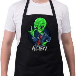 printfashion Alien - Kötény - Fekete (14088116)