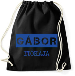 printfashion Itókája - névvel (bögre) - Sportzsák, Tornazsák - Fekete (7023197)