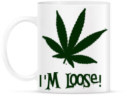 printfashion laza vagyok - Bögre - Fehér (1486525)