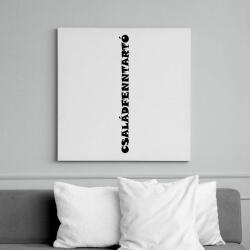 printfashion Családfenntartó - fekete - Vászonkép - Fehér (12023394)