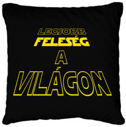 printfashion Legjobb feleség a világon - Párnahuzat, Díszpárnahuzat - Fekete (5247098)