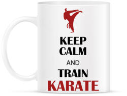 printfashion Keep calm - Karate - Bögre - Fehér (7567846)
