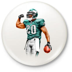 printfashion NFL Philadelphia Eagles - Kitűző, hűtőmágnes - Fehér (3083537)