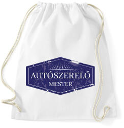 printfashion Autószerelő mester - Sportzsák, Tornazsák - Fehér (6564085)