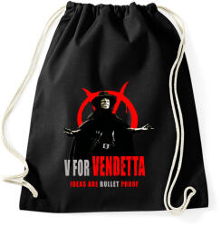 printfashion V for Vendetta 2 - Sportzsák, Tornazsák - Fekete (2602719)