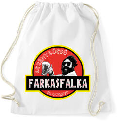 printfashion Legénybúcsú - farkasfalka blackout - Sportzsák, Tornazsák - Fehér (5564820)