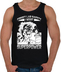 printfashion Forget lab safety - Férfi atléta - Fekete (11944267)