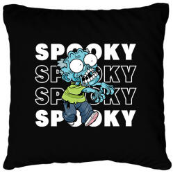 printfashion Spooky Halloween Zombie - Párnahuzat, Díszpárnahuzat - Fekete (14247893)