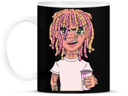 printfashion Lil Pump - Bögre - Fekete (2479791)