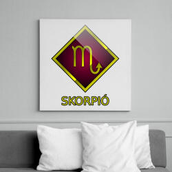 printfashion Skorpió - Vászonkép - Fehér (6638022)