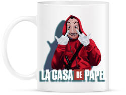 printfashion La casa de papel art - Bögre - Fehér (4896061)