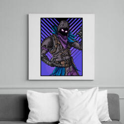 printfashion Fortnite Raven Kinézet - Vászonkép - Fehér (6624120)