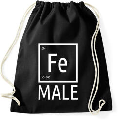 printfashion Periodic Ironman Női Fehér - Sportzsák, Tornazsák - Fekete (4256808)