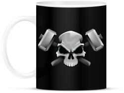printfashion Skull Hammer - Bögre - Fekete (862920)