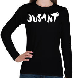 printfashion Jusant - white - Női hosszú ujjú póló - Fekete (15799753)