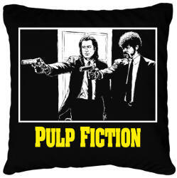 printfashion Pulp Fiction - Párnahuzat, Díszpárnahuzat - Fekete (7604403)
