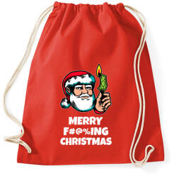 printfashion MERRY FUCKING CHRISTMAS 4 - Sportzsák, Tornazsák - Piros (10825875)