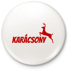 printfashion KARÁCSONY 2 - Kitűző, hűtőmágnes - Fehér (10752862)