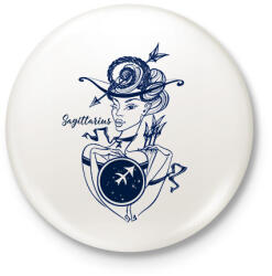 printfashion nyilas - Kitűző, hűtőmágnes - Fehér (14170773)