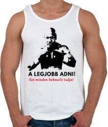 printfashion A legjobb adni - Férfi atléta - Fehér (1693051)