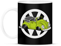 printfashion VW bogár zöld - Bögre - Fekete (4869060)