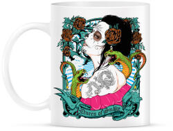 printfashion Kígyókirálynő - Bögre - Fehér (788473)