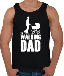 printfashion The walking dad - Férfi atléta - Fekete (1212250)