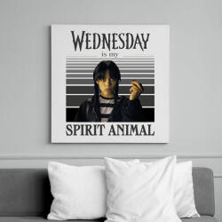 printfashion Spirit animal - Wednesday - Vászonkép - Fehér (11612564)