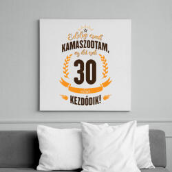 printfashion kamasz-30-brown-orange - Vászonkép - Fehér (6623172)