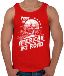 printfashion Amerika büszkesége - Férfi atléta - Piros (142137)