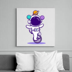 printfashion Űrhajós - Vászonkép - Fehér (6637278)