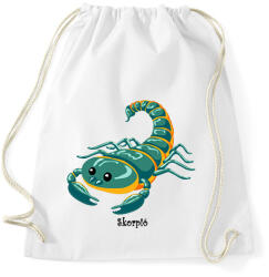 printfashion Skorpió - Sportzsák, Tornazsák - Fehér (2806872)