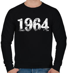 printfashion 1964 - Férfi pulóver - Fekete (6190623)