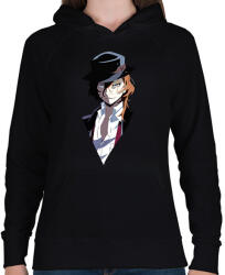 printfashion Bungou Stray Dogs - Női kapucnis pulóver - Fekete (5766203)